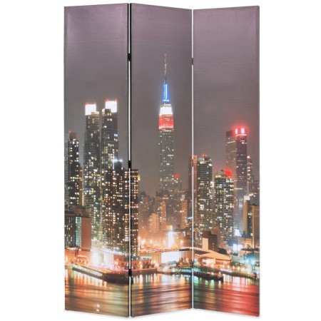 Biombo divisor plegable 120x170 cm Nueva York de noche de vidaXL, Divisores de ambientes - Ref: Foro24-245861, Precio: 79,53 ...