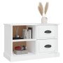 Glossy white plywood TV cabinet 73x35.5x47.5 cm by vidaXL, TV Furniture - Ref: Foro24-816170, Price: 44,99 €, Discount: %