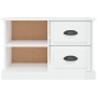 Hochglanzweißer TV-Schrank aus Sperrholz, 73 x 35,5 x 47,5 cm von vidaXL, TV-Möbel - Ref: Foro24-816170, Preis: 45,02 €, Raba...