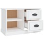 Hochglanzweißer TV-Schrank aus Sperrholz, 73 x 35,5 x 47,5 cm von vidaXL, TV-Möbel - Ref: Foro24-816170, Preis: 45,02 €, Raba...