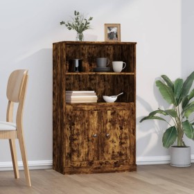 Smoked oak plywood sideboard 60x35.5x103.5 cm by vidaXL, Sideboards - Ref: Foro24-816317, Price: 79,50 €, Discount: %