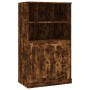 Smoked oak plywood sideboard 60x35.5x103.5 cm by vidaXL, Sideboards - Ref: Foro24-816317, Price: 79,38 €, Discount: %