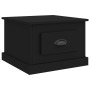 Mesa de centro madera contrachapada negra 50x50x35 cm de vidaXL, Mesas de centro - Ref: Foro24-816249, Precio: 53,16 €, Descu...