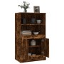 Smoked oak plywood sideboard 60x35.5x103.5 cm by vidaXL, Sideboards - Ref: Foro24-816317, Price: 79,38 €, Discount: %