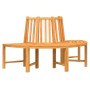 Semicircular tree bench solid teak wood Ø160 cm by vidaXL, garden benches - Ref: Foro24-364406, Price: 479,61 €, Discount: %