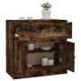 Aparador de madera contrachapada roble ahumado 70x35,5x67,5 cm de vidaXL, Aparadores - Ref: Foro24-816429, Precio: 106,90 €, ...