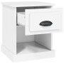 White plywood bedside table 39x39x47.5 cm by vidaXL, Nightstands - Ref: Foro24-816128, Price: 38,45 €, Discount: %