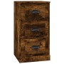 Smoked oak plywood sideboard 36x35.5x67.5 cm by vidaXL, Sideboards - Ref: Foro24-816221, Price: 75,55 €, Discount: %