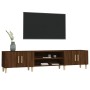 TV stand made of brown oak plywood, measuring 180x31.5x40 cm. by vidaXL, TV Furniture - Ref: Foro24-816263, Price: 113,70 €, ...