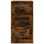 Smoked oak plywood sideboard 36x35.5x67.5 cm by vidaXL, Sideboards - Ref: Foro24-816221, Price: 75,55 €, Discount: %