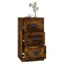 Smoked oak plywood sideboard 36x35.5x67.5 cm by vidaXL, Sideboards - Ref: Foro24-816221, Price: 75,55 €, Discount: %