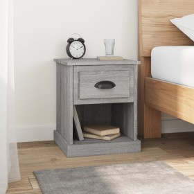 Sonoma gray plywood bedside table 39x39x47.5 cm by vidaXL, Nightstands - Ref: Foro24-816140, Price: 38,36 €, Discount: %