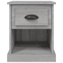 Mesita de noche madera contrachapada gris Sonoma 39x39x47,5 cm de vidaXL, Mesitas de noche - Ref: Foro24-816140, Precio: 38,3...