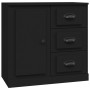 Black plywood sideboard 70x35.5x67.5 cm by vidaXL, Sideboards - Ref: Foro24-816193, Price: 89,32 €, Discount: %