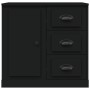 Black plywood sideboard 70x35.5x67.5 cm by vidaXL, Sideboards - Ref: Foro24-816193, Price: 89,32 €, Discount: %