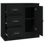 Black plywood sideboard 70x35.5x67.5 cm by vidaXL, Sideboards - Ref: Foro24-816193, Price: 89,32 €, Discount: %