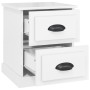 Glossy white plywood nightstand 39x39x47.5cm by vidaXL, Nightstands - Ref: Foro24-816148, Price: 46,16 €, Discount: %