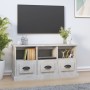 Mueble para TV madera contrachapada gris hormigón 100x35x50 cm de vidaXL, Muebles TV - Ref: Foro24-816292, Precio: 73,18 €, D...