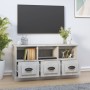 Mueble para TV madera contrachapada gris hormigón 100x35x50 cm de vidaXL, Muebles TV - Ref: Foro24-816292, Precio: 73,18 €, D...