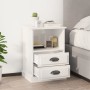 Nightstands 2 units glossy white 43x36x60 cm by vidaXL, Nightstands - Ref: Foro24-816333, Price: 97,33 €, Discount: %