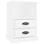 Mesitas de noche 2 unidades blanco brillante 43x36x60 cm de vidaXL, Mesitas de noche - Ref: Foro24-816333, Precio: 97,33 €, D...