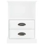 Mesitas de noche 2 unidades blanco brillante 43x36x60 cm de vidaXL, Mesitas de noche - Ref: Foro24-816333, Precio: 97,33 €, D...