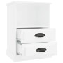 Nightstands 2 units glossy white 43x36x60 cm by vidaXL, Nightstands - Ref: Foro24-816333, Price: 97,33 €, Discount: %