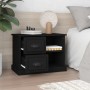 Black bedside table 60x35.5x45 cm by vidaXL, Nightstands - Ref: Foro24-816369, Price: 57,15 €, Discount: %