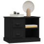 Black bedside table 60x35.5x45 cm by vidaXL, Nightstands - Ref: Foro24-816369, Price: 57,15 €, Discount: %