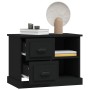 Black bedside table 60x35.5x45 cm by vidaXL, Nightstands - Ref: Foro24-816369, Price: 57,15 €, Discount: %