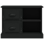 Black bedside table 60x35.5x45 cm by vidaXL, Nightstands - Ref: Foro24-816369, Price: 57,15 €, Discount: %