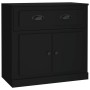 Aparador de madera contrachapada negro 70x35,5x67,5 cm de vidaXL, Aparadores - Ref: Foro24-816425, Precio: 91,72 €, Descuento: %