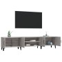 Sonoma gray plywood TV cabinet 180x31.5x40 cm by vidaXL, TV Furniture - Ref: Foro24-816270, Price: 91,33 €, Discount: %