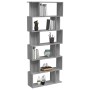 Plywood gray Sonoma shelf/screen 80x24x192 cm by vidaXL, Bookcases and shelves - Ref: Foro24-816060, Price: 86,95 €, Discount: %