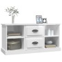 Glänzend weißer Sperrholz-TV-Schrank 99,5 x 35,5 x 48 cm von vidaXL, TV-Möbel - Ref: Foro24-816274, Preis: 53,76 €, Rabatt: %