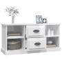 Glänzend weißer Sperrholz-TV-Schrank 99,5 x 35,5 x 48 cm von vidaXL, TV-Möbel - Ref: Foro24-816274, Preis: 53,76 €, Rabatt: %