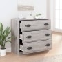 Aparador de madera contrachapada gris Sonoma 70x35,5x67,5 cm de vidaXL, Aparadores - Ref: Foro24-816230, Precio: 101,99 €, De...