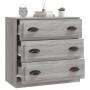 Aparador de madera contrachapada gris Sonoma 70x35,5x67,5 cm de vidaXL, Aparadores - Ref: Foro24-816230, Precio: 101,99 €, De...