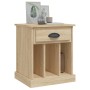 Bedside tables 2 units Sonoma oak color 43x36x50 cm by vidaXL, Nightstands - Ref: Foro24-816351, Price: 81,28 €, Discount: %