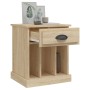 Bedside tables 2 units Sonoma oak color 43x36x50 cm by vidaXL, Nightstands - Ref: Foro24-816351, Price: 81,28 €, Discount: %