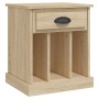 Bedside tables 2 units Sonoma oak color 43x36x50 cm by vidaXL, Nightstands - Ref: Foro24-816351, Price: 81,28 €, Discount: %