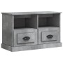 Mueble para TV madera contrachapada gris hormigón 80x35x50 cm de vidaXL, Muebles TV - Ref: Foro24-816284, Precio: 59,64 €, De...