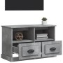 Mueble para TV madera contrachapada gris hormigón 80x35x50 cm de vidaXL, Muebles TV - Ref: Foro24-816284, Precio: 59,64 €, De...