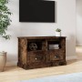 Mueble para TV madera contrachapada roble ahumado 80x35x50 cm de vidaXL, Muebles TV - Ref: Foro24-816285, Precio: 59,56 €, De...