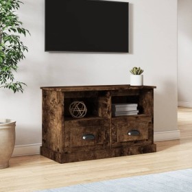 Smoked oak plywood TV cabinet 80x35x50 cm by vidaXL, TV Furniture - Ref: Foro24-816285, Price: 59,64 €, Discount: %