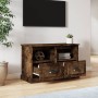 Mueble para TV madera contrachapada roble ahumado 80x35x50 cm de vidaXL, Muebles TV - Ref: Foro24-816285, Precio: 59,56 €, De...