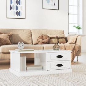 Plywood white glossy coffee table 90x50x35 cm by vidaXL, Coffee table - Ref: Foro24-816242, Price: 70,99 €, Discount: %