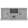 TV stand made of gray Sonoma plywood, measuring 100x35.5x45 cm. by vidaXL, TV Furniture - Ref: Foro24-816462, Price: 69,45 €,...