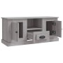 TV stand made of gray Sonoma plywood, measuring 100x35.5x45 cm. by vidaXL, TV Furniture - Ref: Foro24-816462, Price: 69,45 €,...