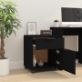 Archivador con ruedas madera contrachapada negro 45x38x54 cm de vidaXL, Armarios archivadores - Ref: Foro24-811521, Precio: 5...